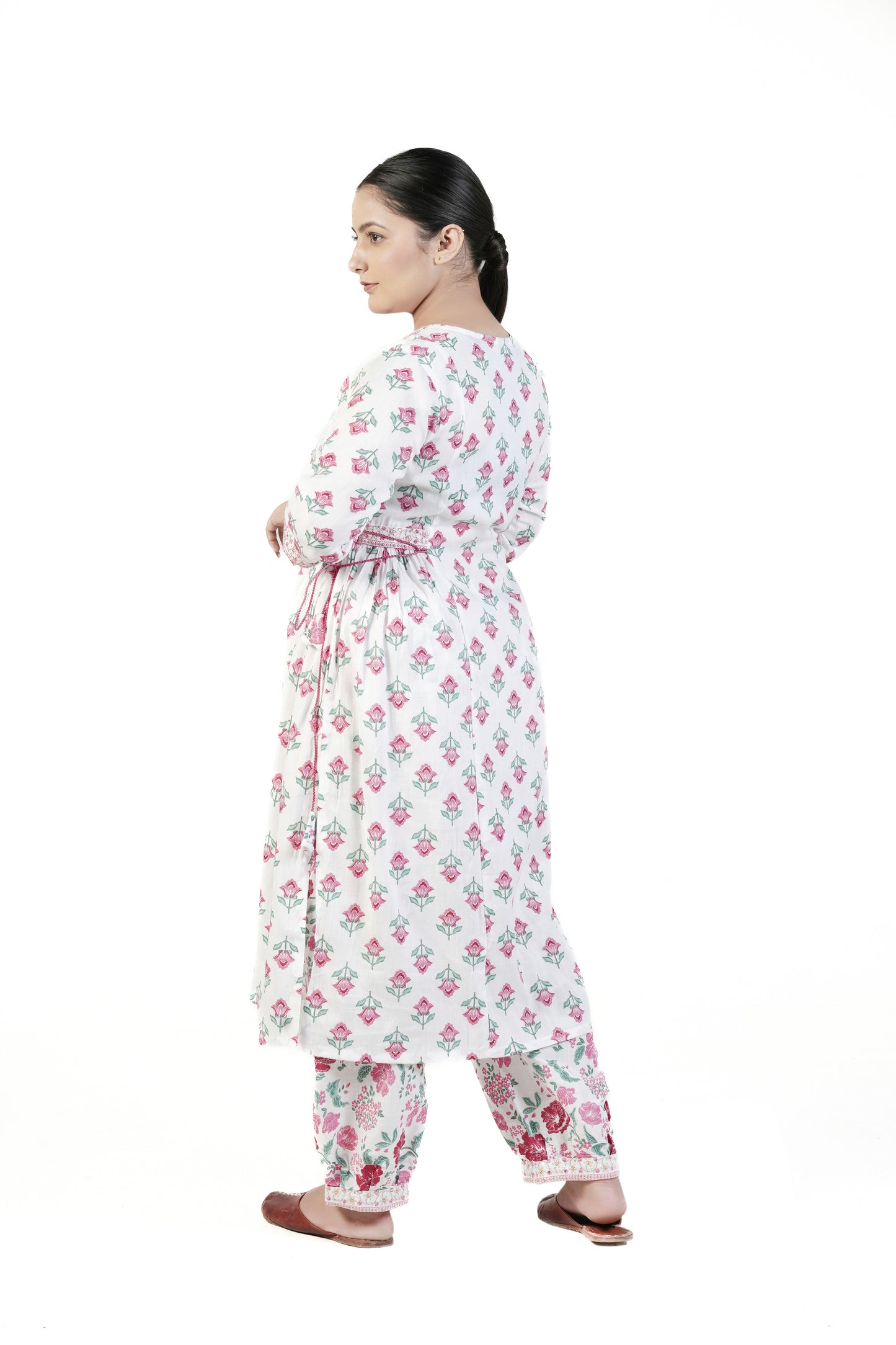 Tatav by Sri Masakali Anarkali Cotton Suit