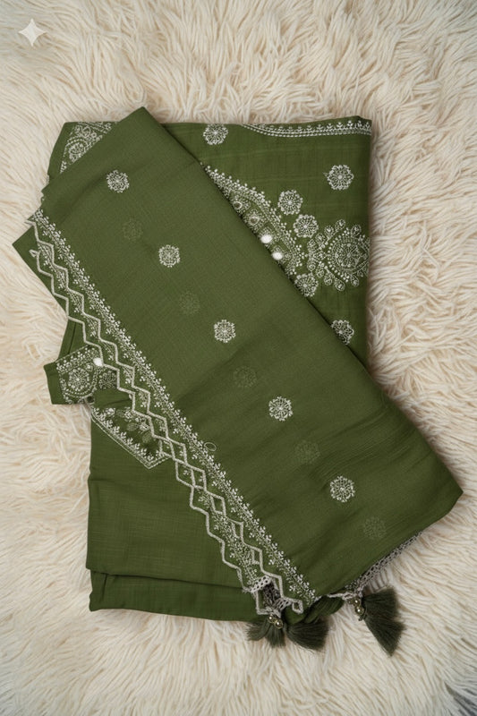 TATAV BYSRI THE MOSS MEADOW SUIT SET