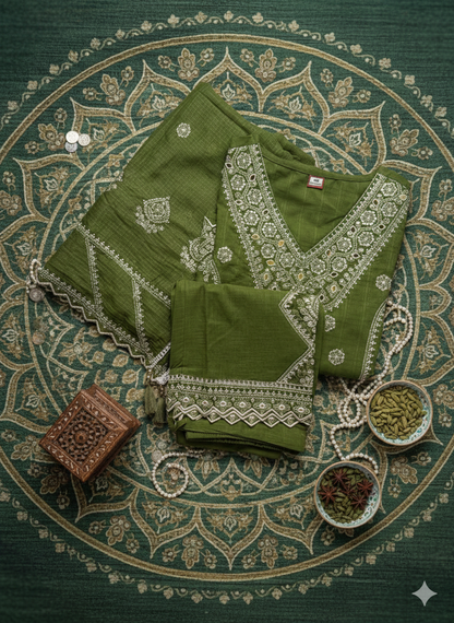 TATAV BYSRI THE MOSS MEADOW SUIT SET