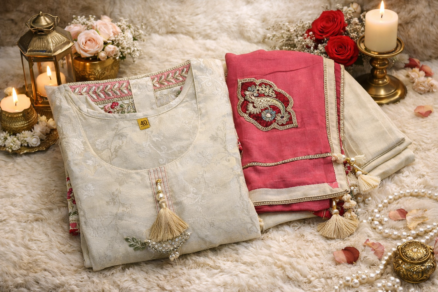 TATAV BY SRI MORNI 3 PIECE SUIT SET INSPIRED BY SABYASACHI