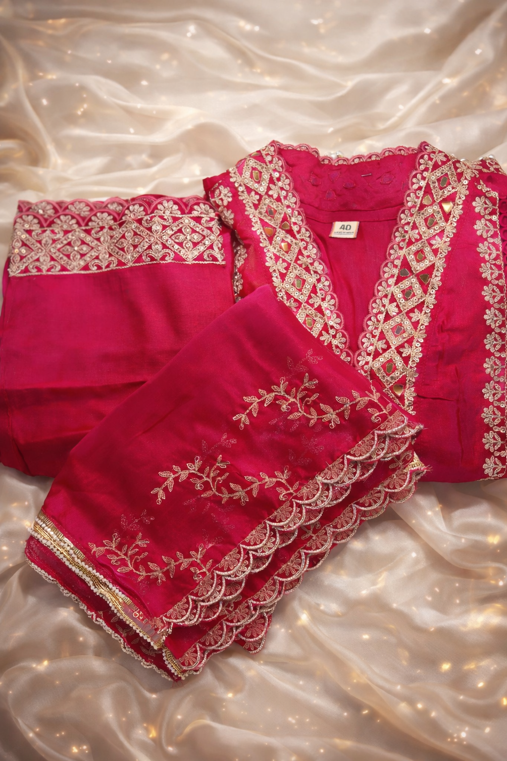 TATAV BYSRI MULMUL LINING 3-PIECE SUIT