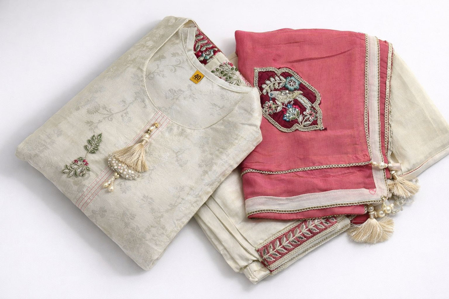 TATAV BY SRI MORNI 3 PIECE SUIT SET INSPIRED BY SABYASACHI