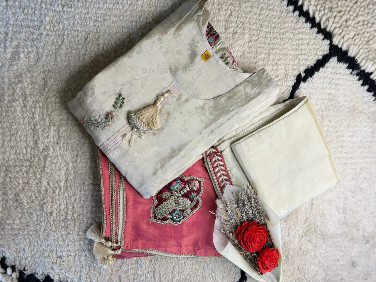 TATAV BY SRI MORNI 3 PIECE SUIT SET INSPIRED BY SABYASACHI