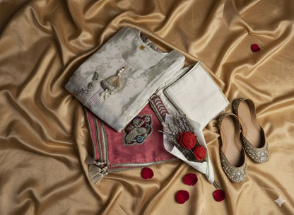 TATAV BY SRI MORNI 3 PIECE SUIT SET INSPIRED BY SABYASACHI