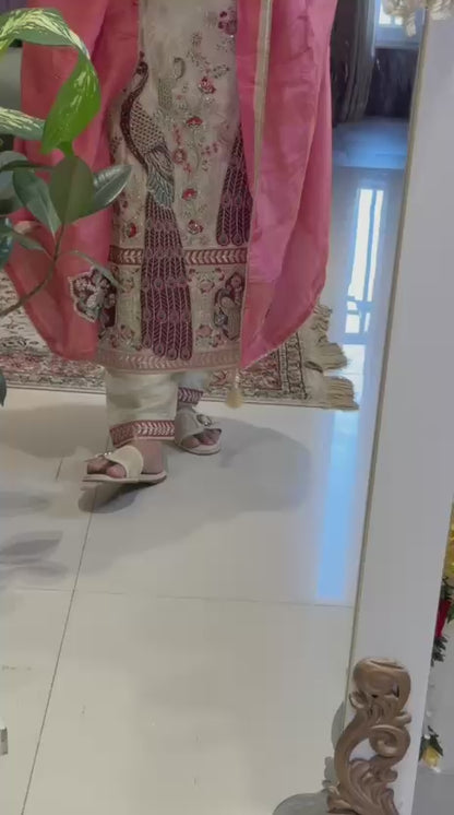 TATAV BY SRI MORNI 3 PIECE SUIT SET INSPIRED BY SABYASACHI